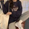 Tienda de la cadena de suministro de ropa para mujer, chalecos de primavera y otoño al por mayor transfronterizos, versión coreana de chalecos holgados de longitud media con forro polar y cuello redondo, moda femenina