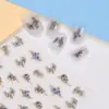 Novo Adesivo de Decalque para Nail Art Estéreo em Relevo 5D Borboleta Flor Renda Laço Tulipa Decalque de Unha de Alta Qualidade