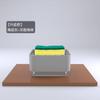 Caja de salida de detergente líquido tipo prensa de cocina, estropajo, cepillo de limpieza, caja de jabón automática, cepillo para lavar platos, artefacto de limpieza de ollas