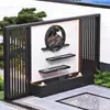 Pared de Fondo de Aleación de Aluminio, Reja Paisajística Hueca Tallada para Patio, Muro Paisajístico, Pantalla de Arte de Aluminio Estilo Chino Nuevo, Pared Divisoria de Jardín