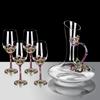Taça de Vinho Tinto Esmaltada Criativa Coroa Margarida Taça de Vinho Decantador Venda Direta de Fábrica