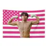 Miguel Mora Bandeira 3x5 Pés Bandeira de Celebridade Transfronteiriça Bandeira de Apoio Rosa Design Personalizado Tecido de Fundo