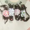 Pulsera trenzada artística étnica estilo chino nuevo de Jingdezhen para mujer, estilo antiguo, tendencia nacional, sensación de alta gama, ajustable, hecha a mano, finamente elaborada