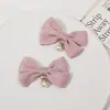 Accesorios de Lazo de Tela Satinada, Colgantes de Perlas, Decoraciones Hechas a Mano para DIY, Ropa, Bolsos, Accesorios, Venta al por Mayor
