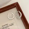 2025 Nuevos Pendientes de Aro con Adorno de Estrella de Seis Puntas Cepillada Nicho Elegantes Exquisitos Pendientes de Gama Alta para Mujer Pendientes