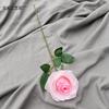 Flor de rosa individual flor de simulación de boda rosa redonda arreglo floral para auditorio de boda guía de camino flor de mesa flor para llevar decoración del hogar flor artificial