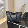 Bolsa Tote da Moda para o Trabalho Feminina 2025 Verão Nova Grande Capacidade Bolsa de Ombro para Trabalho e Aula Bolsa de Mão Grande para Mãe