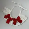Toalha de Saliva para Pet Transfronteiriça, Babador para Gato, Laço, Acabamento em Renda, Acessórios para Cachorro, Lenço, Atacado do Fabricante