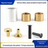 Fabricantes fornecem Bucha de latão Cabeça chata CNC Chanfragem Bucha de alumínio automotiva Pino de posicionamento não padrão Bucha