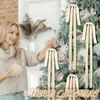 40*60cm Lazo Grande con Correa de Terciopelo Decoración Navideña Decoración de Caja de Regalo Colgante para Fiesta Festiva en la Puerta