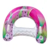 Flotador inflable en forma de U "Luna Amarilla" para fiestas de piscina de adultos