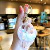 Llavero de Oso Pintado al Óleo Colgante de Campana para Aliviar el Estrés Regalo Venta Directa de Fábrica Mismo Estilo que Xiaohongshu Regalo Lindo y Divertido