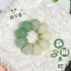 Alho Fresco Verde Pequeno Dente de Alho Bodhi Torcido à Mão Tamanho Pequeno Peça de Alça Descompressora Brinquedo Pulseira de Semente de Bodhi