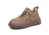 Otoño e Invierno Nuevo Estilo Zapatos Casuales de Algodón para Mujer Suela Gruesa Suela Suave Antideslizantes Resistentes al Desgaste Cómodos No Cansan los Pies Aterciopelados Engrosados Zapatos para Madre