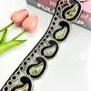 Encaje de bordado de flor de anacardo de nuevo estilo de 5 cm de ancho, lentejuelas, estilo étnico, falda de tiras, DIY hecho a mano, decorativo, venta al por mayor