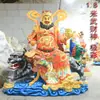 O templo dedicado ao deus da riqueza resina Buda deus da fortuna montado em tigre Zhao Gong Ming Wu deus da riqueza 1,6 metros 1,8 metros