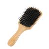Pente com almofada de ar para costeletas de porco de bambu Combustível quadrado doméstico para cabelo liso Placa grande Oval para massagem no couro cabeludo Pente de airbag para cabeleireiro