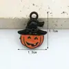 Chapéu Fantasma Transfronteiriço Abóbora Acessórios DIY Série de Halloween Acessórios DIY Feitos à Mão Acessórios DIY Esmaltados