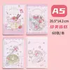 Produção de Cadernos Espirais Cartoon A5, Cadernos Estudantis Cartoon Criativos com 60 Folhas Espessadas de Papel para Escrita, Blocos de Notas