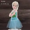 Decoración de Pastel Princesa Elsa Figuras Frozen Adornos Castillo Copo de Nieve Inserts Horneado Cumpleaños Niña Bebé