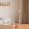 Frete grátis decoração de sala de estar arranjo de flores secas vaso de vidro nórdico transparente reto hidropônico rico garrafa de água de bambu