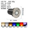 12V/24V Baixa Voltagem COB Luz Enterrada Ao Ar Livre À Prova D'Água Embutida Quadrada Luz de Chão Jardim Aço Inoxidável Luz Enterrada