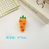 Peluche de dibujos animados piezas abiertas lindos accesorios de frutas sandía fresa aguacate zanahoria materiales semiacabados para accesorios para el cabello