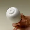Xícara de Chá de Porcelana Branca com Esmalte Doce Branco e Argila de Jade das Dinastias Tang e Song, Conjunto de Chá Kung Fu, Xícara de Degustação Cerâmica Doméstica, Xícara Individual Feita à Mão, Tang e Song