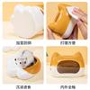 Ninho de Porcelana para Hamster Abrigo Casa Urso Dourado Cabeça de Tigre Tigela de Porcelana Garrafa de Água Garra de Tigre Chaleira Urso Dourado Ninho de Dormir Casa Pequena