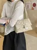 Bolso de Hombro Acolchado con Cadena de Moda Primavera 2026 para Mujer, Bolso Cruzado Versátil Casual, Bolso Cuadrado Pequeño Simple para el Día a Día