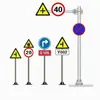 Postes para Placas de Trânsito, Placas de Advertência Refletivas, Placas Direcionais, Postes de Limite de Velocidade para Vias Externas, Fabricados por Fabricantes de Acordo com Novas Normas Nacionais