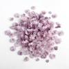Bolsa de material para uñas con flores de simulación, venta al por mayor, con explosiones luminosas en vivo, nubes y rosas moradas.