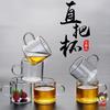 Conjunto de Chá com Xícara de Vidro Borossilicato Alto com Alça Xícara de Chá Doméstica Kung Fu Copo de Água 120ml Pequena Capacidade Xícara para Degustação de Chá