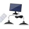 Lámpara Solar Transfronteriza Tipo Dividido Lámpara de Patio Exterior Una a Dos Lámpara de Techo LED Ultrabrillante Lámpara de Calle para Interiores y Exteriores Lámpara de Pared