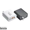Nuevo Cargador Rápido GaN de 85W Estándar de EE. UU. Compatible con Samsung y Apple 16 Laptop, Adaptador Multi-Puerto de 45W