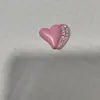 18*16mm Corazón Colorido Borde de Diamante Estilo Ins Material para Joyería Accesorios Pasador Tocado DIY Funda para Teléfono Móvil Agujero Zapatos