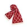 Lenço de inverno Natal Plaid xale all-match estudantes mostram vinho branco tinto estilo coreano cachecol de cashmere suave glutinoso quente