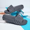 Pantuflas de coco transfronterizas para hombre, novedad de verano 2024, para exteriores, personalizadas, informales, antideslizantes, con suela suave y una palabra.