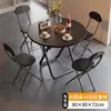 Mesa plegable mesa para apartamento pequeño mesa de comedor mesa de comedor simple mesa redonda pequeña portátil mesa de comedor simple moderna mesa de negociación de nivel puesto mesa de comedor