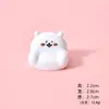 Oso de Dibujos Animados Suministros de Cocina Artificiales Pequeños Accesorios de Resina Casa de Muñecas para Niños Decoración DIY Pequeños Adornos de Escritorio