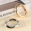Pulseira de Liga de Alta Qualidade para Mulheres Design de Nicho Pulseira Ins Estilo Coreano Simples Futurista Braçadeira Pulseira de Braço para Mulheres
