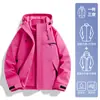 Chaqueta Naranja Pájaro Carpintero para Mujer Tres en Uno Nueva para Exteriores Escalada Súper Bonita Deportiva Cortavientos