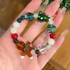 Set de Pulseras de Aventura Navideña de Dibujos Animados de Siete Lindos y Juguetones Papá Noel Pulseras DIY Atmósfera Navideña Regalo