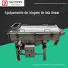 Peneira quadrada de produção contínua peneira vibratória linear em pó peneira de classificação de pigmento não magnético de baixo ruído