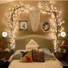 Luces de Rama de Vid LED de Venta Caliente Transfronterizas, Luces de Vid de Rama de Simulación Flexibles, Decoración de Pared, Navidad, Celebridad de Internet