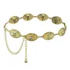 Cadena de Cintura Doble Capa de Metal con Cadena de Perlas y Cuentas de Semilla de Corazón de Amor Popular Transfronteriza Europea y Americana Joyería de Lujo Ligero Cadena de Cintura para Mujer
