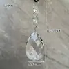 Cortina de Cuentas Colgantes de Cristal Cortina de Puerta Decoración Cadena de Cuentas para Boda Bola de Cristal con Cuentas Tira Larga de Iluminación Accesorios DIY