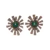 Pendientes de Aleación de Cobre para Mujer con Estilo Retro Francés, Diseño de Nicho, Temperamento Elegante de Gama Alta, Transmisión en Vivo Transfronteriza de Segunda Mano