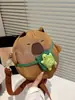 Mochila Pequeña Cruzada de Dibujos Animados 2026 para Mujer, Bolso de Oso, Bolso de Hombro de Capibara, Bolso Cruzado Versátil Casual