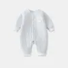 Ropa para bebé recién nacido, categoría A, para bebés de 0 a 3 meses, adecuada para principios de otoño, con forro acolchado para abrigar, y diseñada como un conjunto de una sola pieza para otoño e invierno
